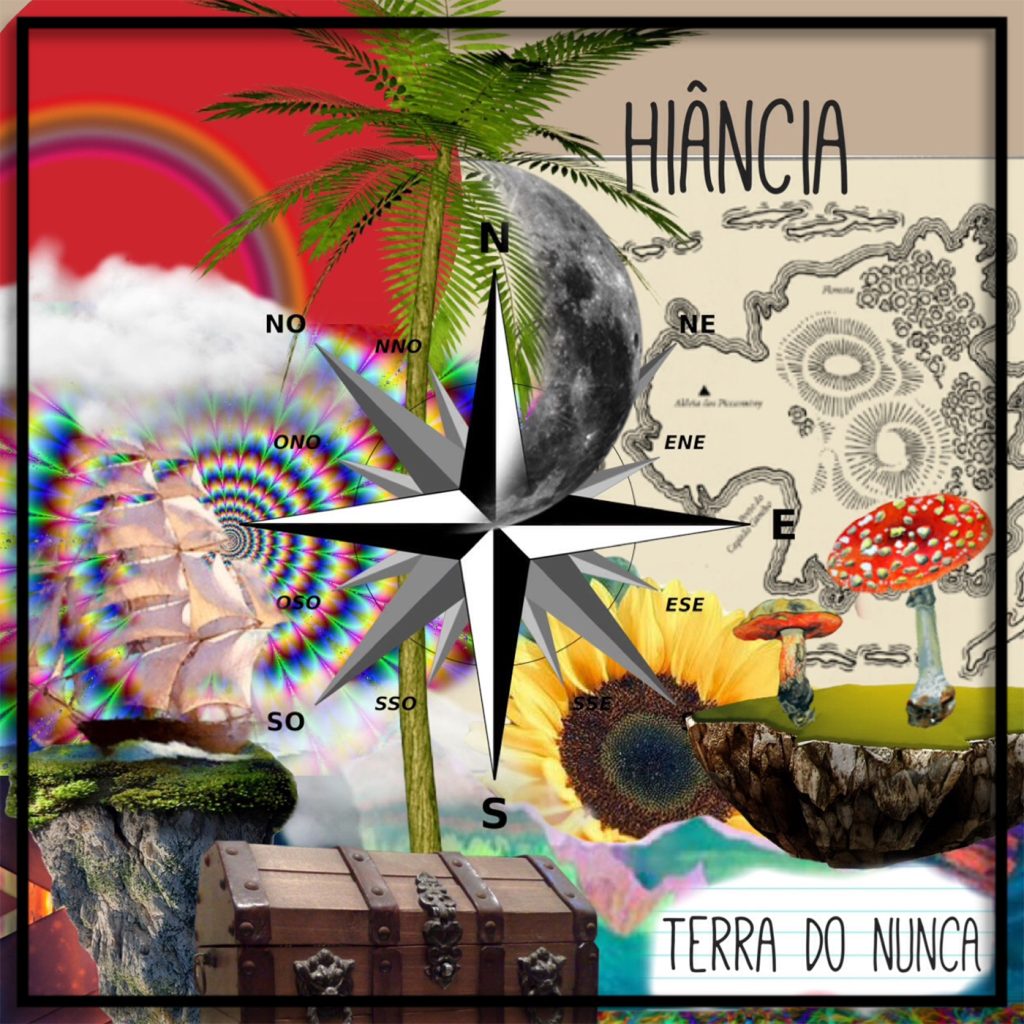Capa do álbum Terra do Nunca (2018)